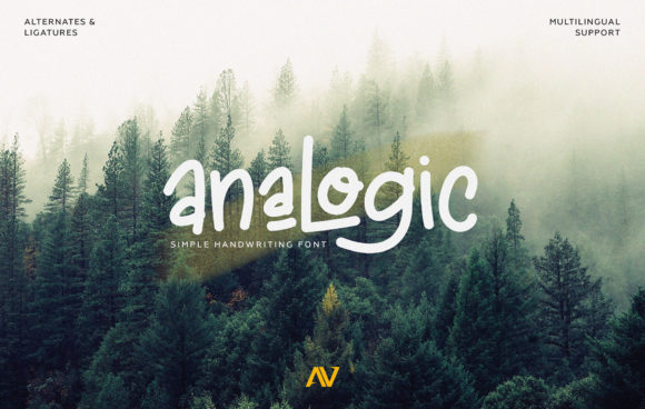 Analogic Font for Modern Branding and Digital Creativity