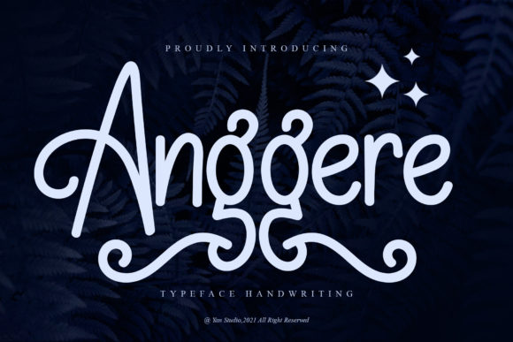 Anggere: A Whimsical Font for Modern Campaigns