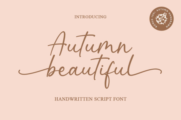 Autumn Beautiful Font in Real Campaign Design