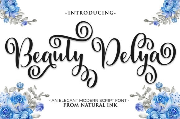 Beauty Delya: A Graceful Script Font for Handmade Creations