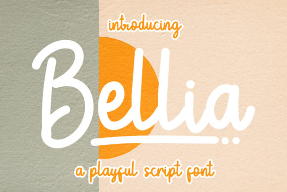 Bellia Font for Campaign Creatives