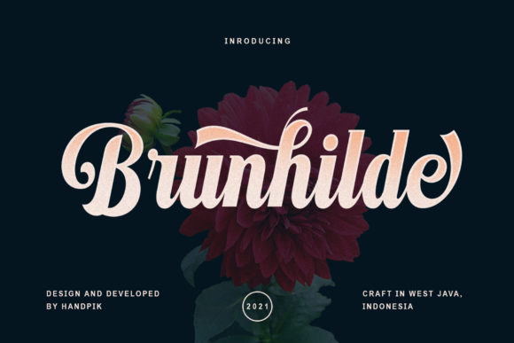 Brunhilde Font for Modern Web Design