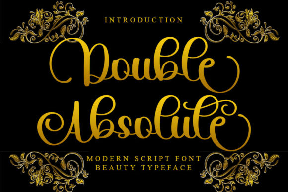 Double Absolute: A Luxurious Font for Branding Success