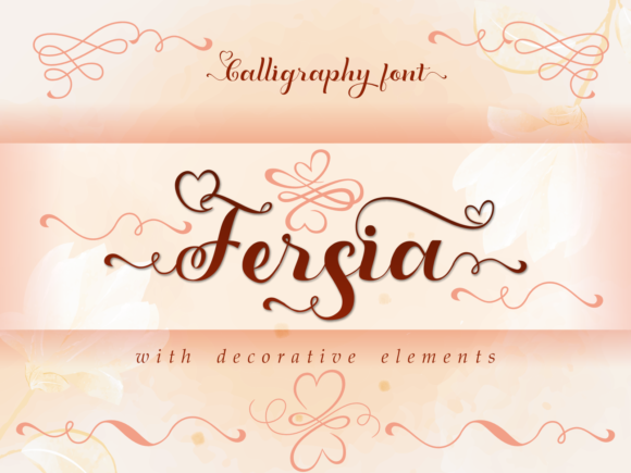 Fersia: A Luxurious Script Font for Digital Marketing