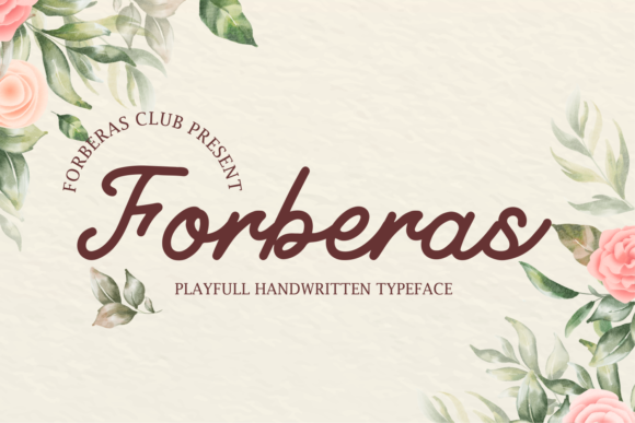 Forberas: A Graceful Font for Editorial Elegance
