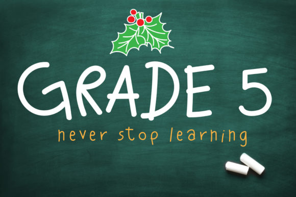 Grade 5: A Handwritten Font for Thoughtful Editorial Design