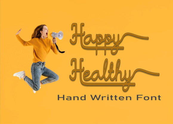 Happy Healthy Font for Editorial Design and Branding