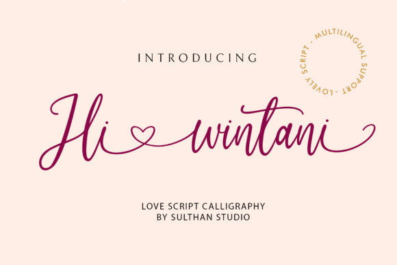 Hi Wintani: A Romantic Script Font for Editorial Elegance