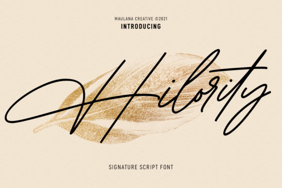 Hilority: A Relaxed Script Font for Eye-Catching Branding