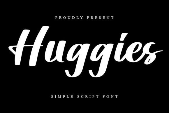 Huggies Font for Handmade Creations