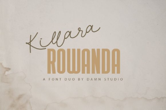 Killara Rowanda: A Chic Script Font for Editorial Design