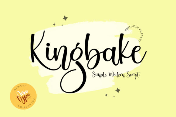 Kingbake: A Elegant Script Font for Web Design