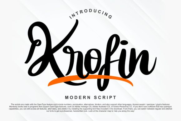 Krofin: A Timeless Script Font for Modern Branding