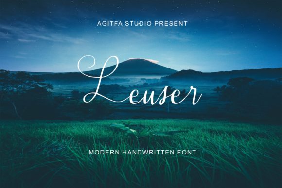 Leuser: A Refined Script Font for Handmade Creations
