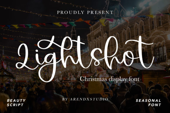 Lightshot: A Playful Script Font for Digital Creativity