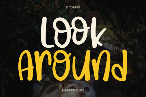 Look Around Font for Handmade Creations
