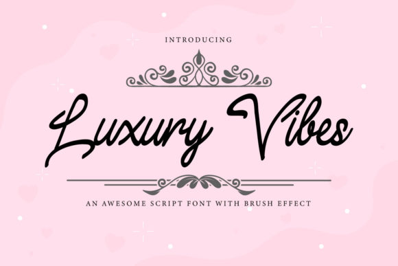 Luxury Vibes Font for Elegant Web Design