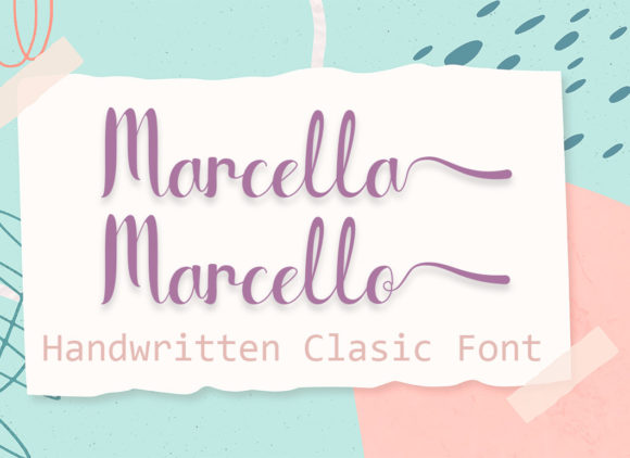 Marcella Marcello: A Timeless Script Font for Handmade Creations
