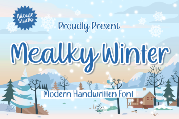 Mealky Winter: A Delightful Handwritten Font for Branding Projects