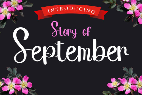 Story of September Font for Campaign Creatives